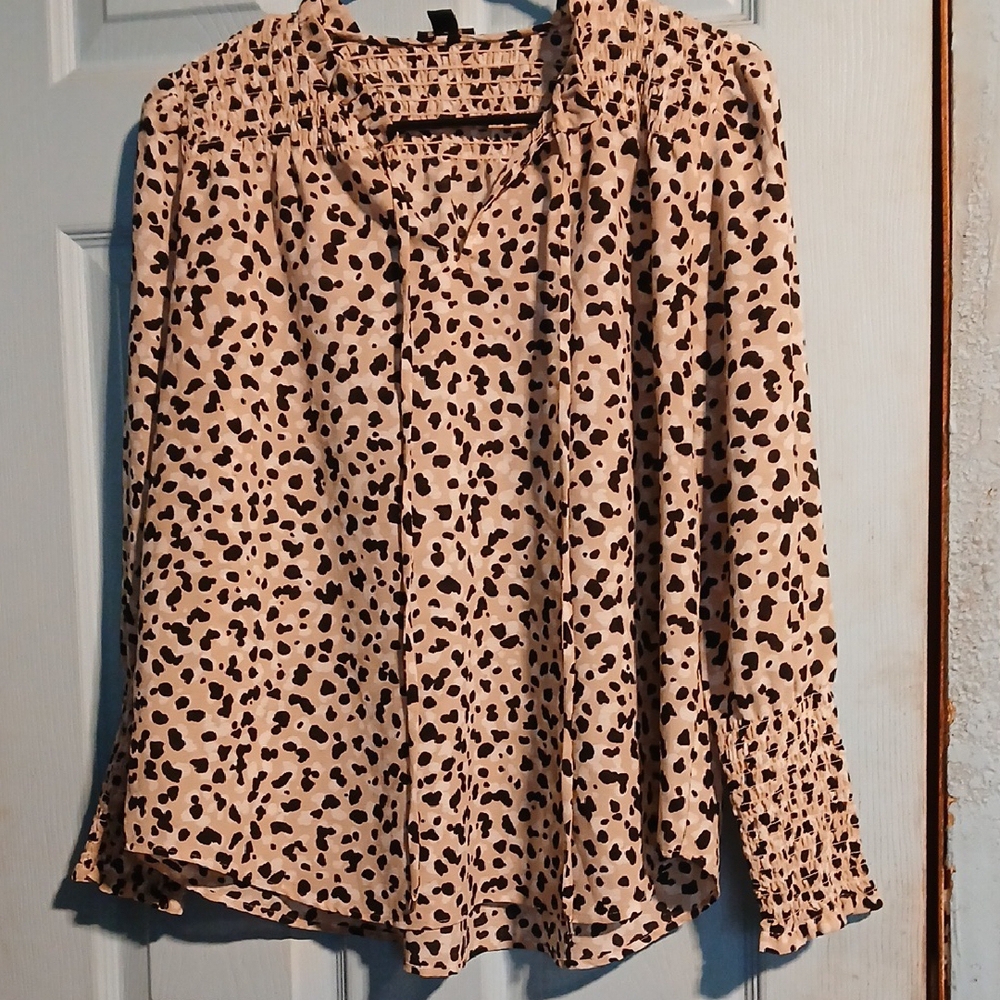 Ann Taylor Leopard Print Women's Top